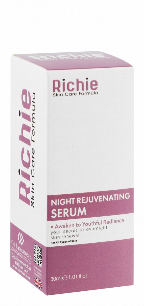 Richie Rejuvenating Night Face Serum for All Skin Types