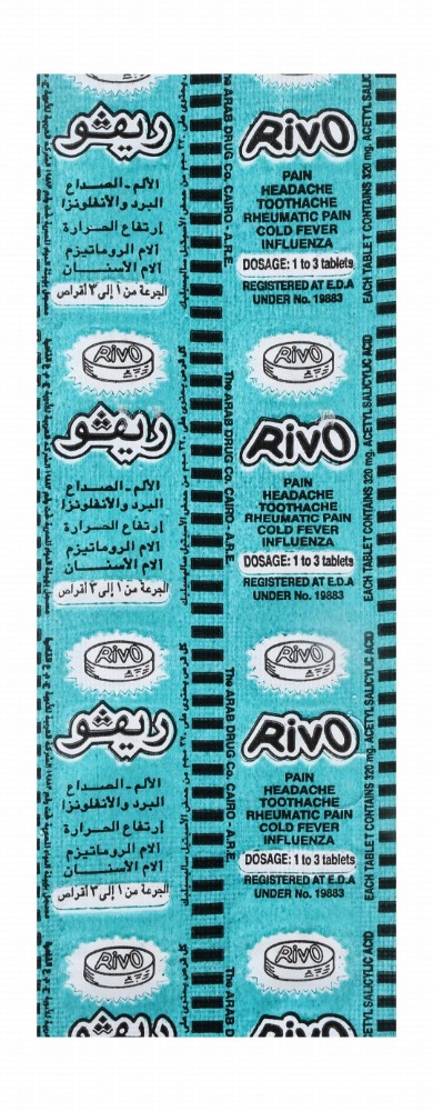 Rivo 320mg Acetyl Salicylic Acid Medication for Headache & Fever