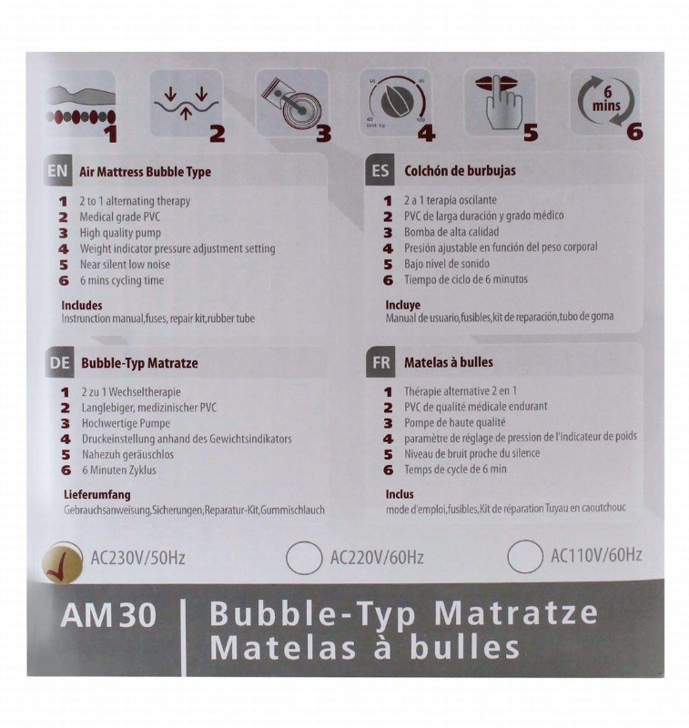Rossmax Air Mattress Bubble Type AM30