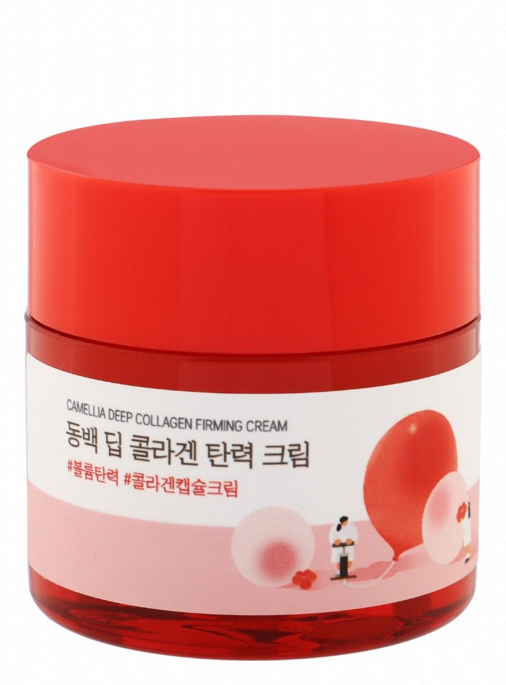 Round Lab Firming Face Cream with Camellia Deep Collagen