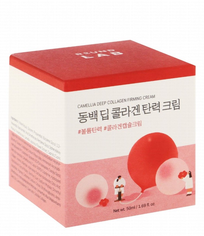 Round Lab Firming Face Cream with Camellia Deep Collagen