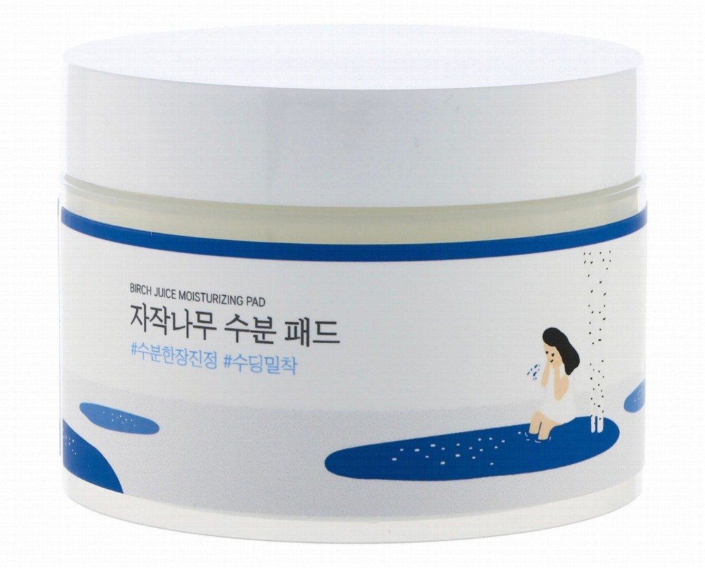 Round Lab Moisturizing & Soothing Facial Toner Pads with Birch Juice