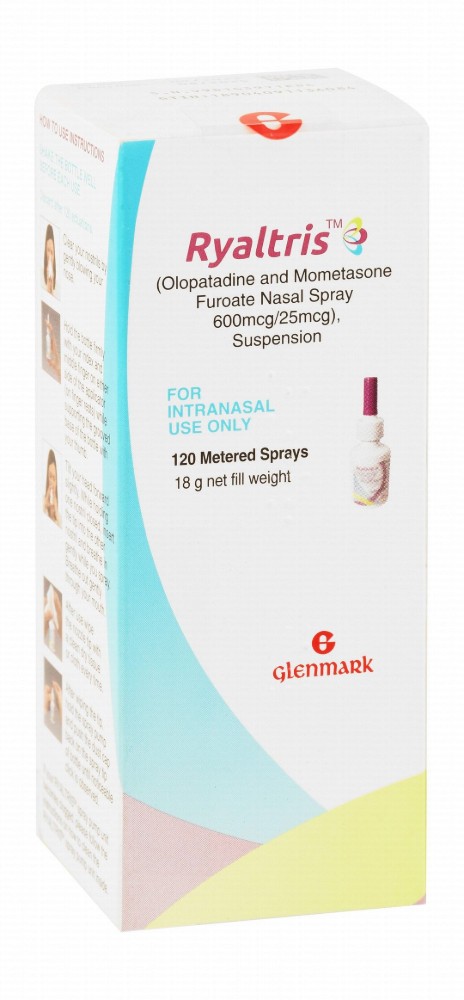 Ryaltris 600mcg Olopatadine & 25mcg Mometasone Furoate Metered Dose Nasal Spray