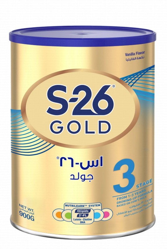 S-26 Gold Growing Up Milk Formula Vanilla Flavor Stage 3 (1-3 Years)