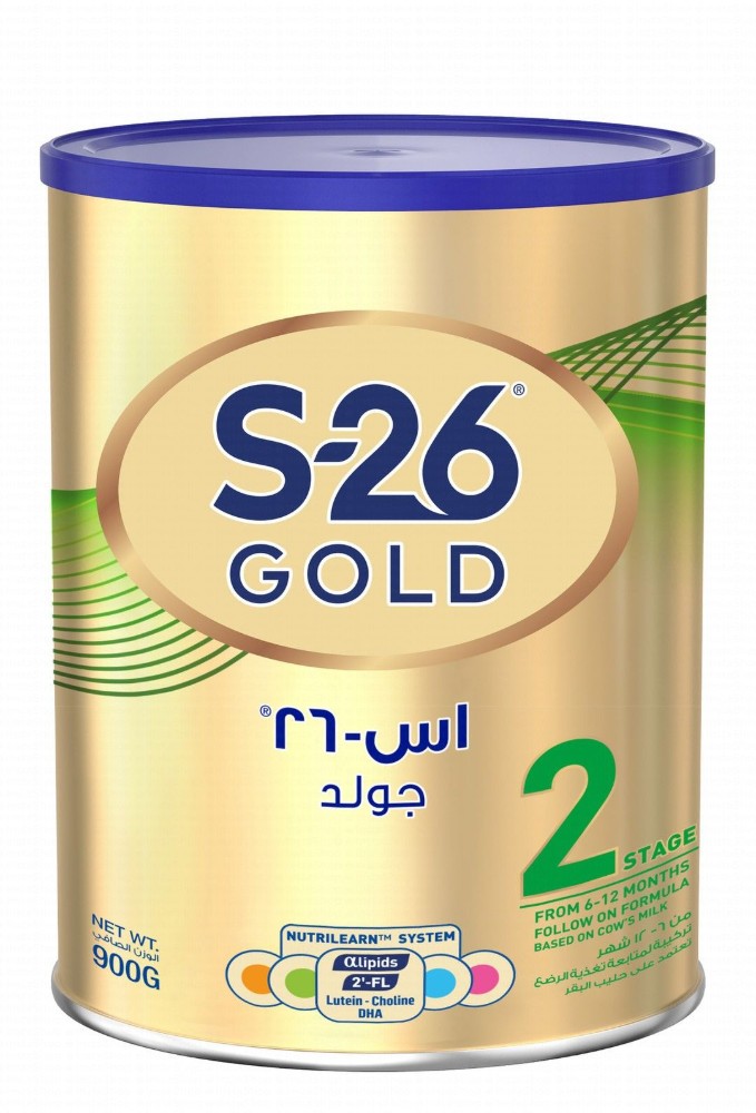S-26 Gold Nutrilearn System Follow-Up Milk Formula with Lipids & DHA Stage 2 (6-12 Months)