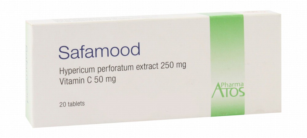 Safamood 50mg Vitamin C & 250mg Hypericum Perforatum Extract Supplement