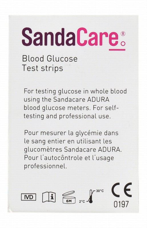 Sanda Care Blood Glucose Test Strips
