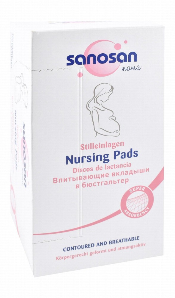 Sanosan Mama Contoured & Breathable Nursing Pads