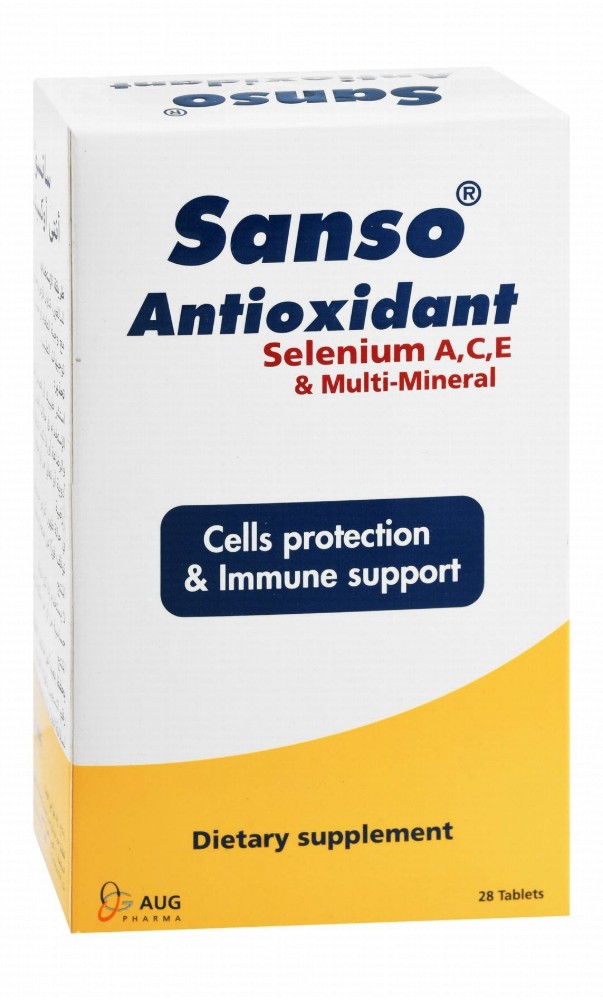 Sanso 15mcg Selenium Immune System, Cell Protection & Antioxidant Supplement with Vitamin A, C & E