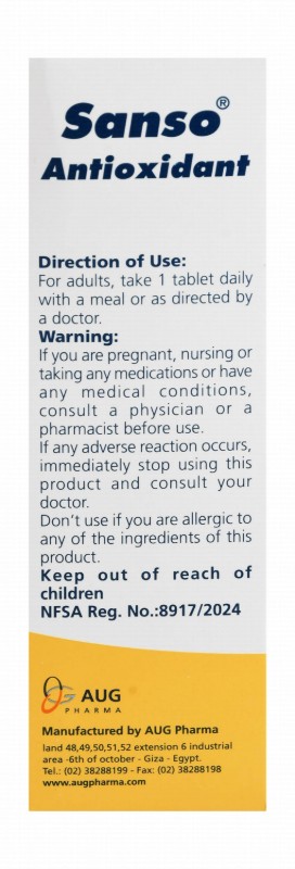 Sanso 15mcg Selenium Immune System, Cell Protection & Antioxidant Supplement with Vitamin A, C & E