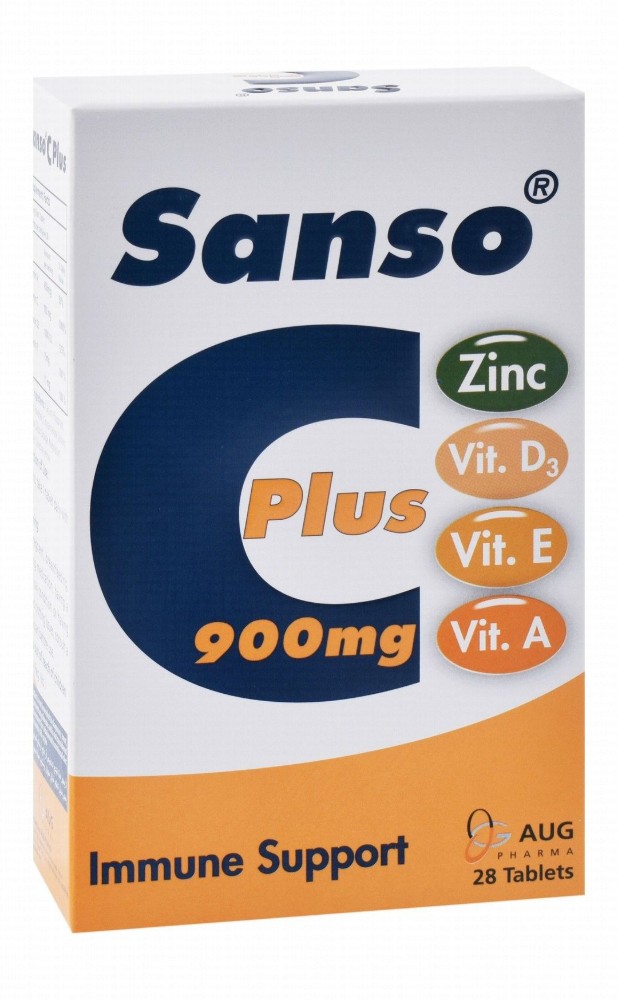 Sanso 900mg Vitamin C Immune System Support Supplement with Vitamins & Zinc