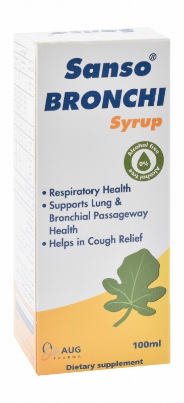 Sanso Bronchi Respiratory Support Supplement Syrup - alcohol free