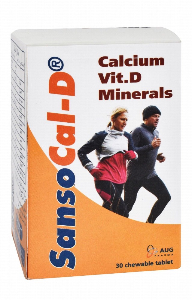 Sanso Cal-D 800mg Calcium Supplement with Vitamin D & Minerals