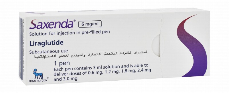 Saxenda 6mg/ml Liraglutide Solution Pen for Subcutaneous Injection