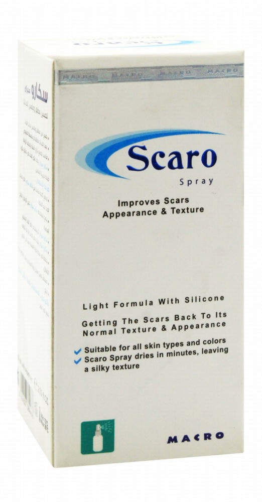 Scaro Scar Spray with Silicone for All Skin Types
