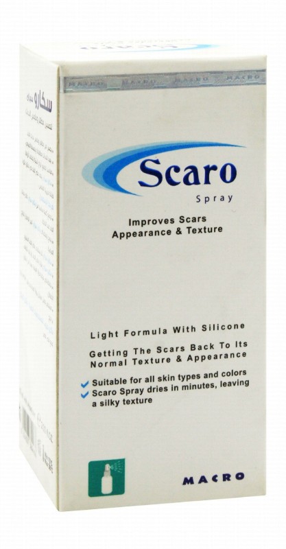 Scaro Scar Spray with Silicone for All Skin Types