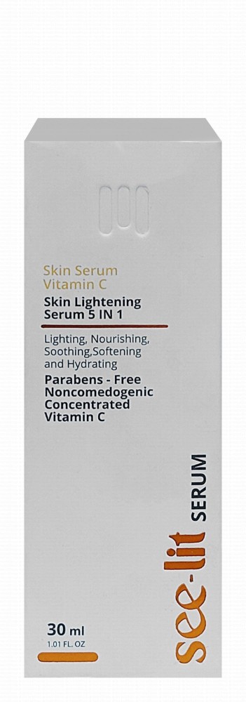 See-Lit 5in1 Lightening, Nourishing & Softening Face Serum with Vitamin C - parabens free, non comedogenic