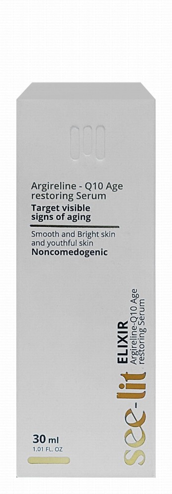 See-Lit Elixir Restoring, Anti-Wrinkle & Anti-Aging Face Serum with Argireline Q10 - non comedogenic