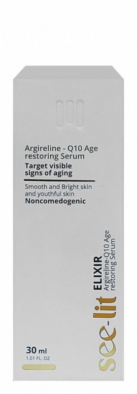 See-Lit Elixir Restoring, Anti-Wrinkle & Anti-Aging Face Serum with Argireline Q10 - non comedogenic