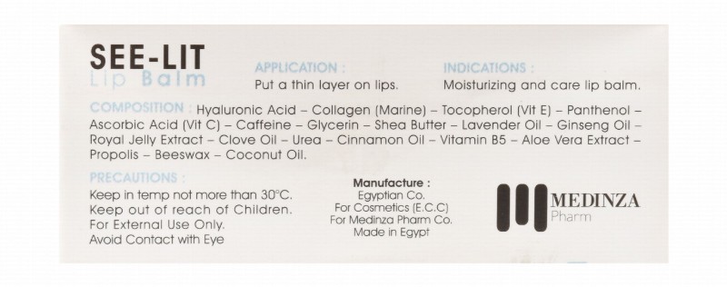 See-Lit Moisturizing Lip Balm with Hyaluronic Acid