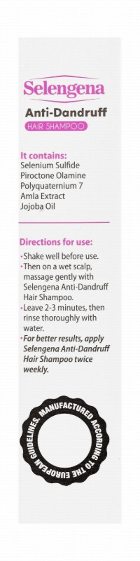Selengena Anti-Dandruff Shampoo with Selenium Sulfide for All Hair Types