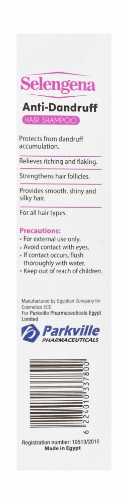 Selengena Anti-Dandruff Shampoo with Selenium Sulfide for All Hair Types
