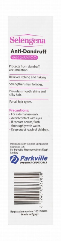 Selengena Anti-Dandruff Shampoo with Selenium Sulfide for All Hair Types