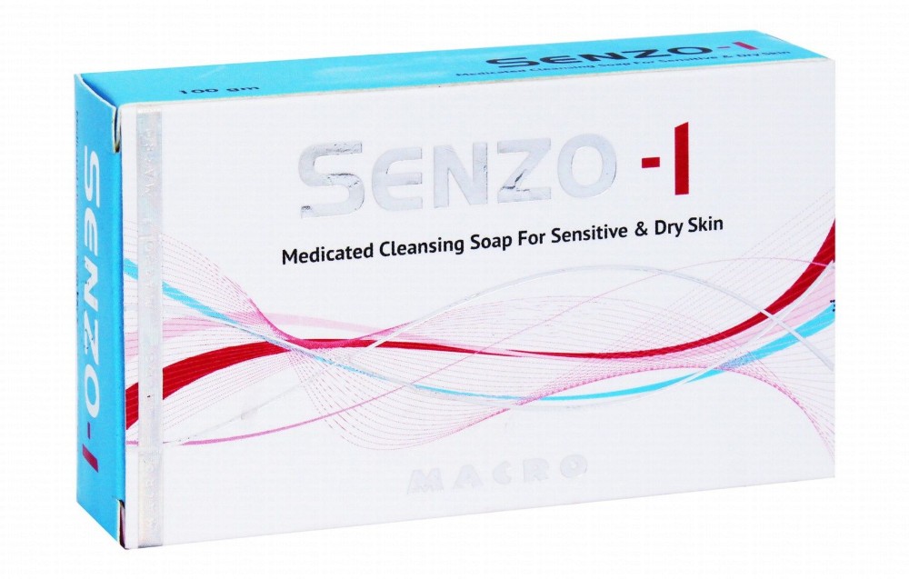 Senzo-1 Medicated Soap for Sensitive & Dry Skin
