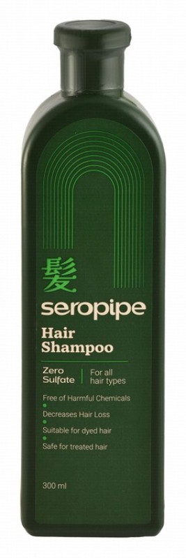 Seropipe Anti-Hair Loss Shampoo for All Hair Types - sulfate free, harmful chemicals