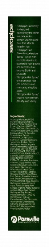 Seropipe Strengthening & Growth Accelerating Hair Spray
