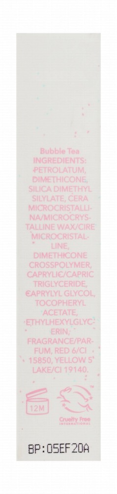 Sheglam Bubble Kiss Lip Balm Bubble Tea - cruelty free