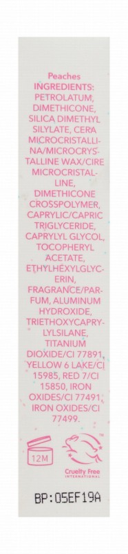 Sheglam Bubble Kiss Lip Balm Peaches - cruelty free