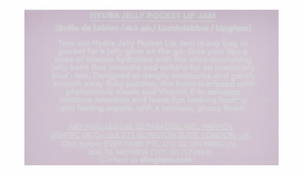 SHEGLAM Hydra Jelly Pocket Lip Balm Fig Flirt