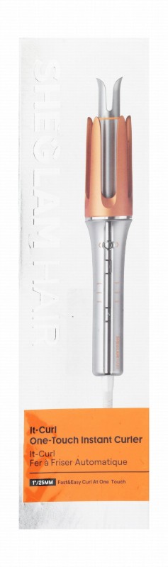 Sheglam It-Curl 39W 25mm One-Touch Instant Curler - Silver & Rose Gold, SGH-OTIC-01-25
