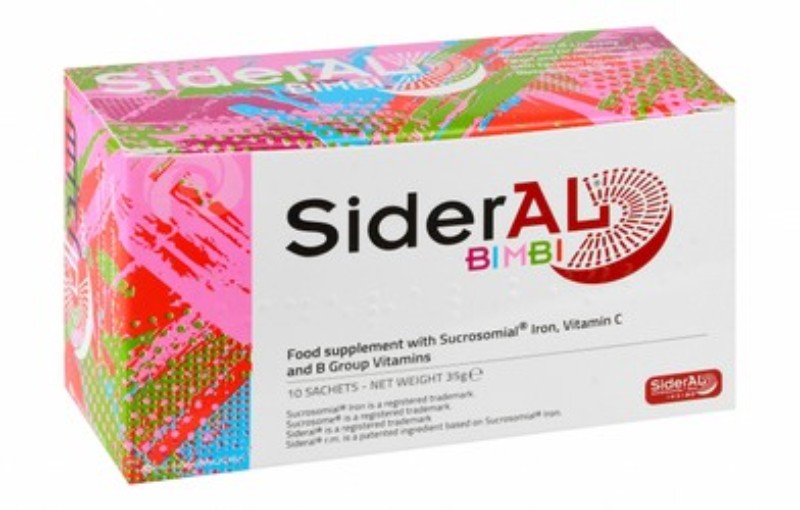 Sideral Bimbi Sucrosomial Iron Powder Supplement with Vitamin C - gluten free