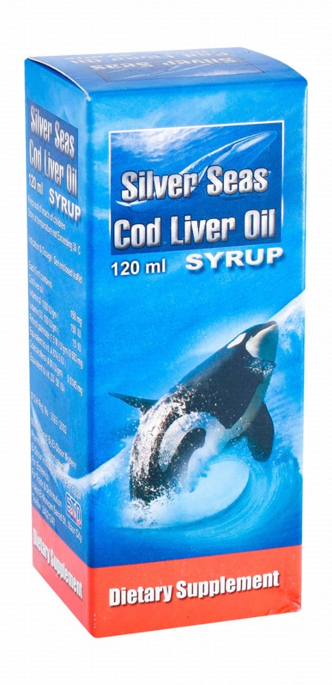 Silver Seas Cod Liver Oil Liquid Supplement