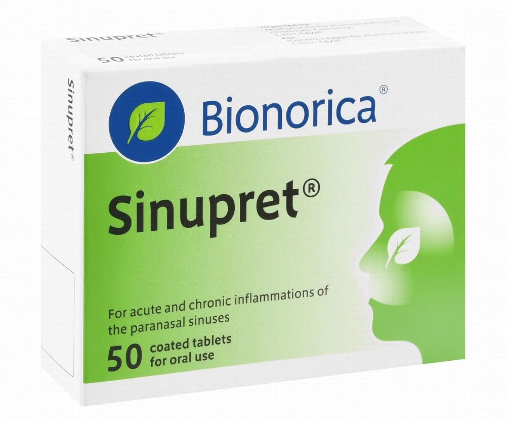 Sinupret Paranasal Sinuses Relief Remedy