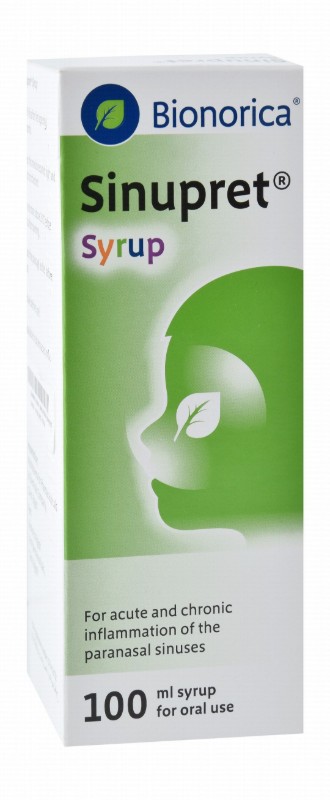 Sinupret Paranasal Sinuses Syrup for Acute & Chronic Inflammation Relief (2+ Years)