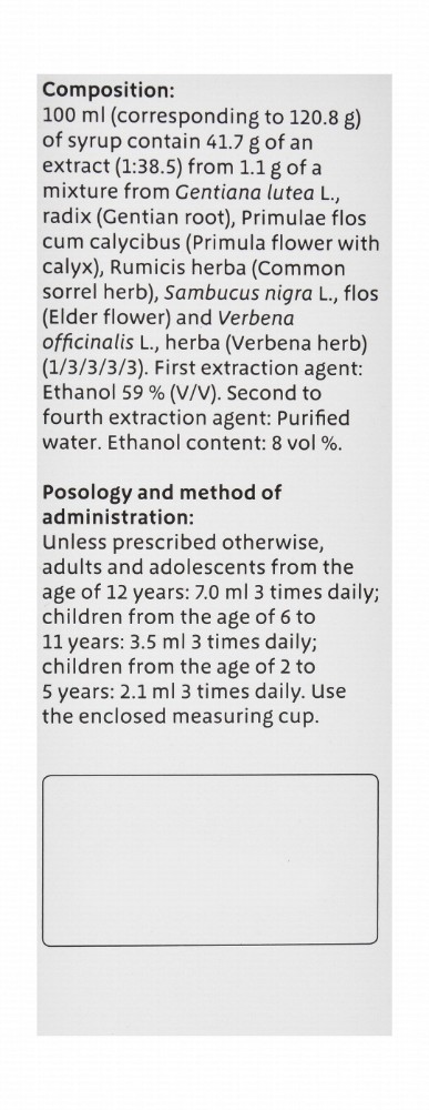Sinupret Paranasal Sinuses Syrup for Acute & Chronic Inflammation Relief (2+ Years)