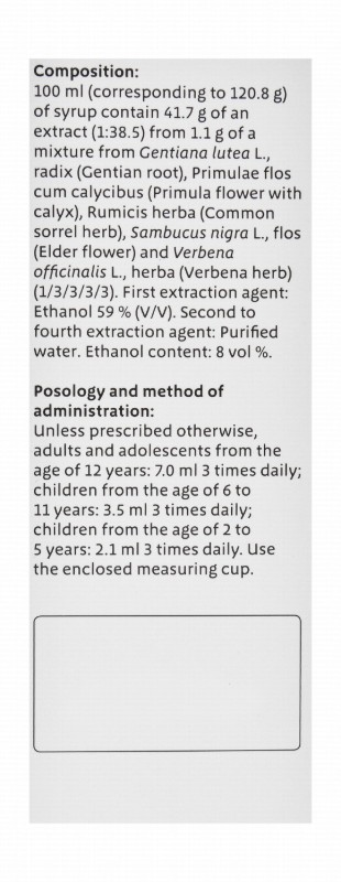 Sinupret Paranasal Sinuses Syrup for Acute & Chronic Inflammation Relief (2+ Years)