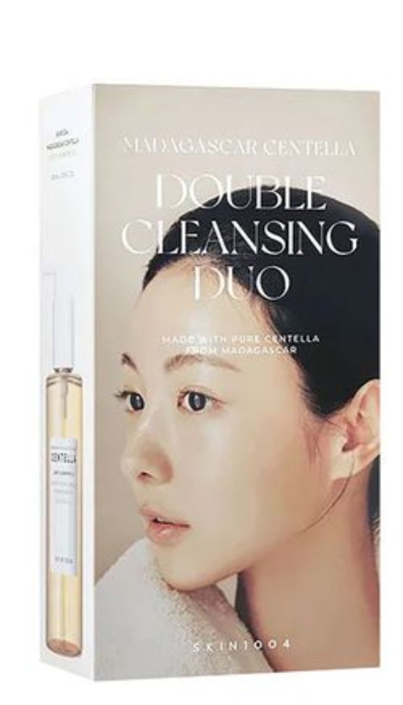 Skin1004 Madagascar Centella Double Cleansing Oil (200ml) & Facial Foam Ampoule (125ml)
