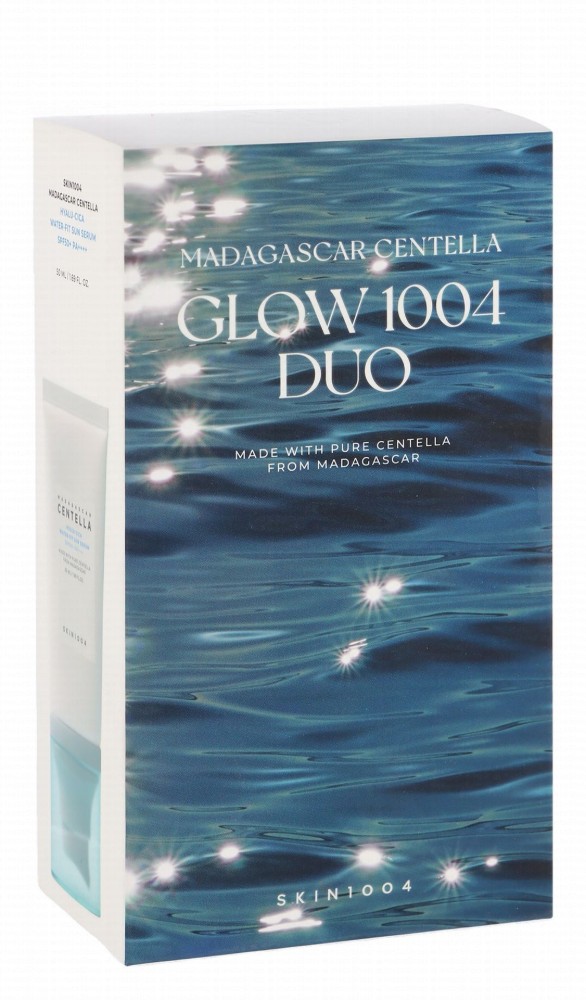 Skin1004 Madagascar Centella Glow 1004 Duo Probio-Cica Intensive Ampoule (50ml) & Hyalu-Cica Water-Fit Sunscreen Serum (50ml)
