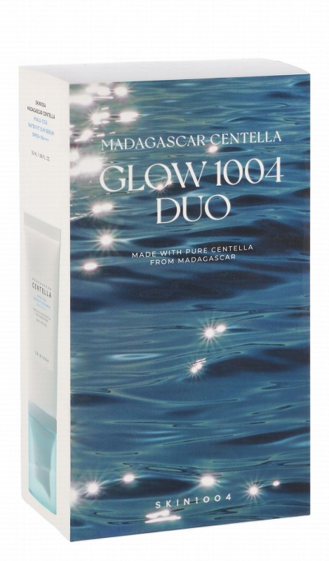 Skin1004 Madagascar Centella Glow 1004 Duo Probio-Cica Intensive Ampoule (50ml) & Hyalu-Cica Water-Fit Sunscreen Serum (50ml)
