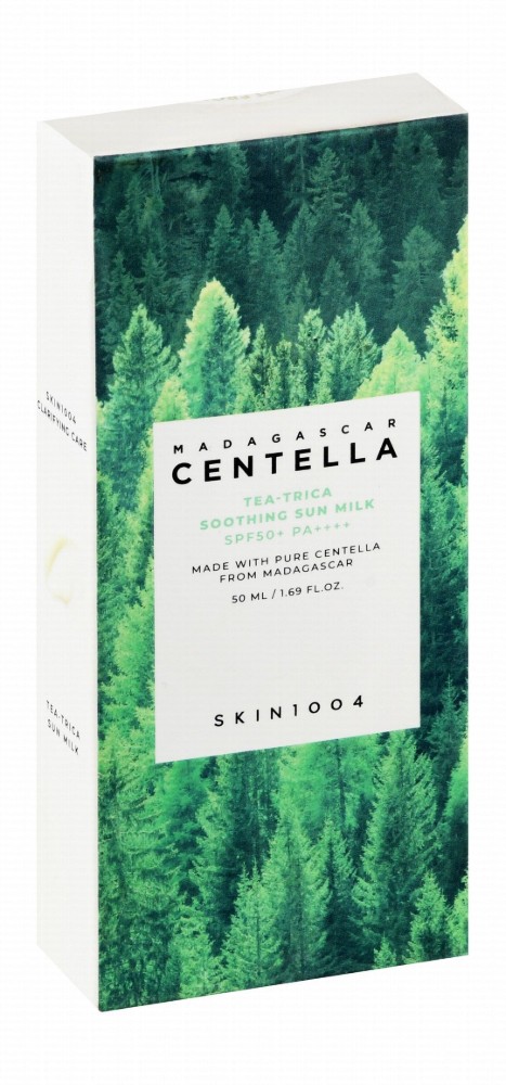 Skin1004 Madagascar Centella Tea-Trica Soothing Face & Body Sun Milk with UV Protection SPF50+ PA++++ - non comedogenic