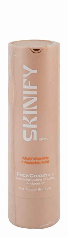 Skinify Antioxidant Glowing & Early Aging Signs Delaying Face Cream with Multivitamins & Ascorbic Acid for Dull & Uneven Skin Tone