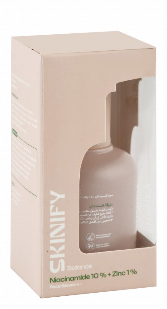 Skinify Balancing Face Serum with 10% Niacinamide & 1% Zinc for Shiny & Oily Skin