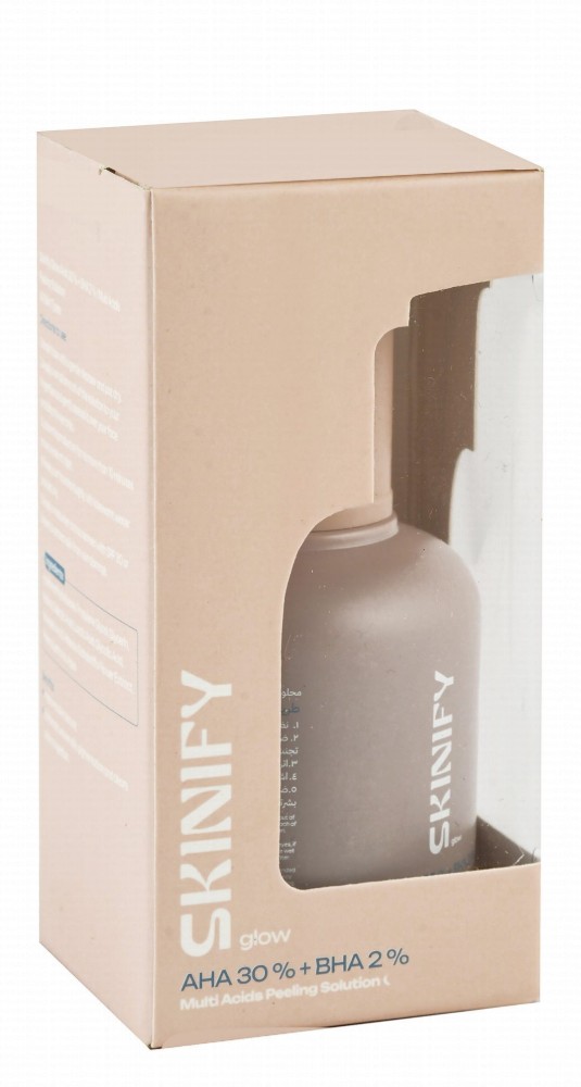 Skinify Glowing Multi Acids Peeling Solution with 30% AHA & 2% BHA for All Skin Types