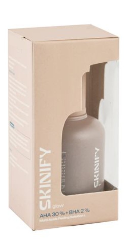 Skinify Glowing Multi Acids Peeling Solution with 30% AHA & 2% BHA for All Skin Types