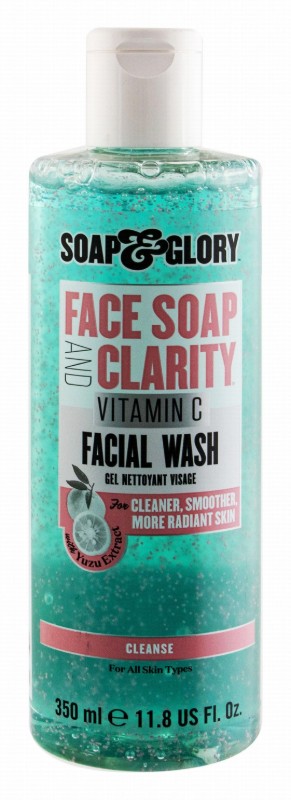 Soap & Glory Face Wash with Vitamin C & Yuzu Extract for All Skin Types - vegan