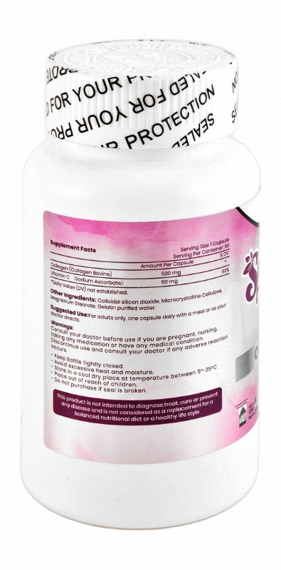 Sofi Life Sparkle Plus 500mg Collagen & 50mg Vitamin C Skin, Hair & Nail Health Support Supplement